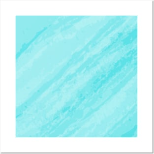 Abstract baby blue pastel pattern Posters and Art